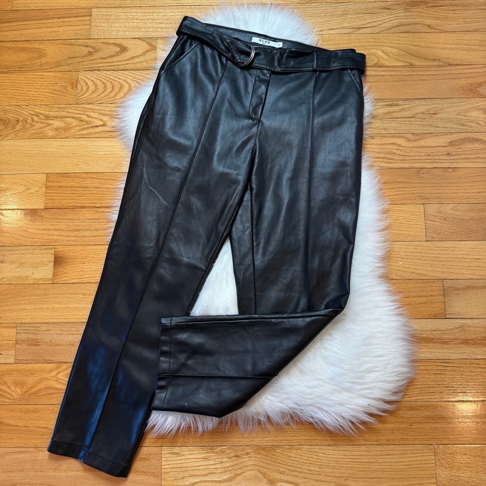 Black Leather Pants